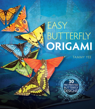 Paperback Easy Butterfly Origami: 30 Pre-Printed Butterfly Designs! Book