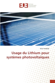 Paperback Usage du Lithium pour systèmes photovoltaïques [French] Book