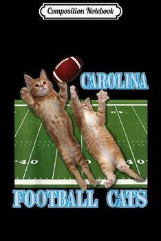 Paperback Composition Notebook: Carolina football Cats Journal/Notebook Blank Lined Ruled 6x9 100 Pages Book