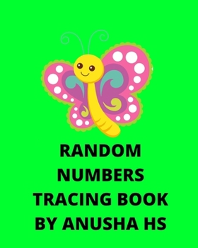 Paperback Random Numbers Tracing Book: Trace numbers and words Book