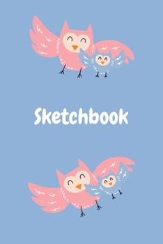 Sketchbook: Skizzenbuch - Motiv Eulen - Owls - für Kinder und Jugendliche - Insgesamt 135 Seiten - Maße ca. DIN A5 (German Edition)