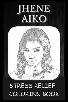 Paperback Stress Relief Coloring Book: Colouring Jhene Aiko Book