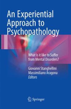 Paperback An Experiential Approach to Psychopathology: What Is It Like to Suffer from Mental Disorders? Book