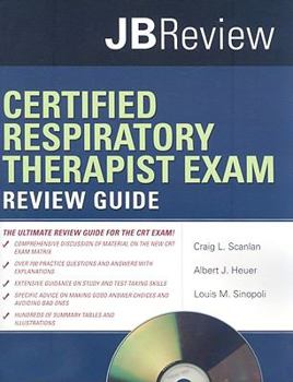 Paperback Certified Respiratory Therapist Review Guide [With CDROM] Book