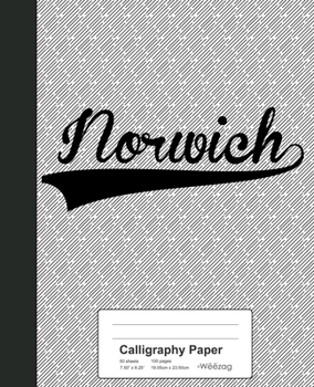 Paperback Calligraphy Paper: NORWICH Notebook Book