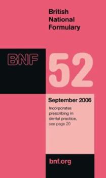 Paperback British National Formulary 52 Book