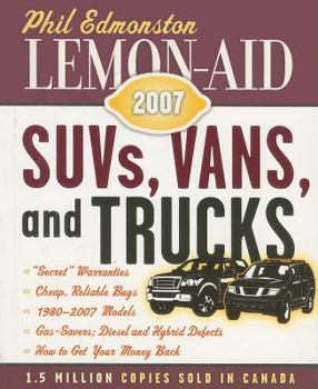 Paperback Lemon-Aid: SUVs, Vans, and Trucks Book