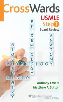 Paperback CrossWards: USMLE Step 1 Board Review Book