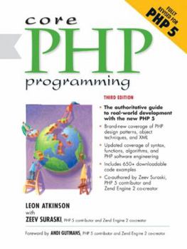 Paperback Core PHP Programming Book