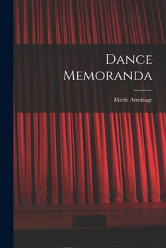 Paperback Dance Memoranda Book