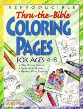 Paperback Thru The Bible Coloring Pages (Teacher Training Series) Book