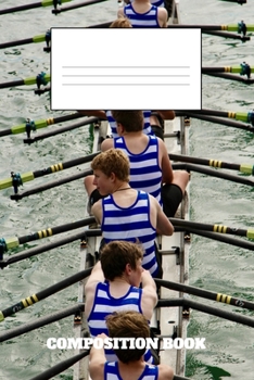 Composition Book: Canoe Composition Book Wide Ruled