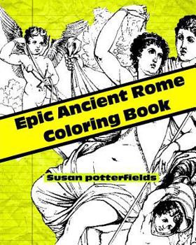 Paperback Epic Ancient Rome Coloring Book