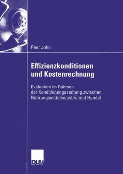 Paperback Effizienzkonditionen Und Kostenrechnung [German] Book