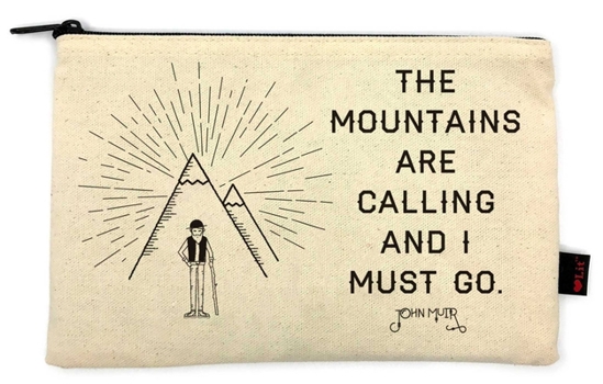 Misc. Supplies The Mountains Are Calling Pencil Pouch Book