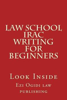 Paperback Law School IRAC Writing For Beginners: Look Inside Book