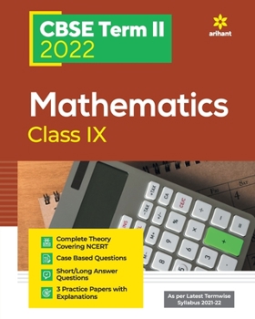 Paperback CBSE Term II Mathematics 9th Book