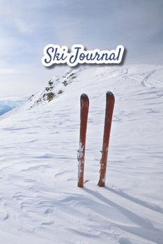 Paperback Ski Journal: v2-9 Ski lined notebook - gifts for a skiier - skiing books for kids, men or woman who loves ski- composition notebook Book