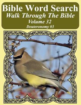 Paperback Bible Word Search Walk Through The Bible Volume 32: Deuteronomy #3 Extra Large Print Book