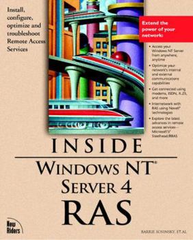 Paperback Windows NT Server 4, Remote Access Services and Communications Book