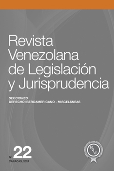 Paperback Revista Venezolana de Legislacio&#769;n y Jurisprudencia N° 22 [Spanish] Book