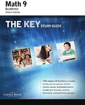 Paperback The Key Study Guide Math 9 Academic Book