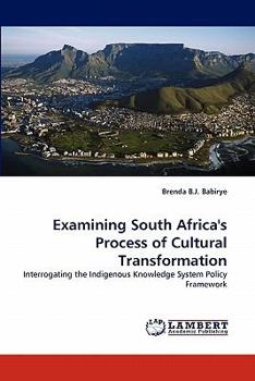 Paperback Examining South Africa's Process of Cultural Transformation Book