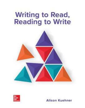 Hardcover Writing to Read, Reading to Write Book