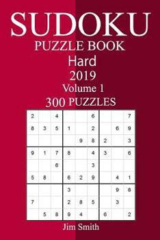 Paperback 300 Hard Sudoku Puzzle Book 2019 Book