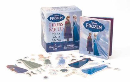 Hardcover Frozen: Dress Me Up Elsa and Anna: A Magnetic Kit Book