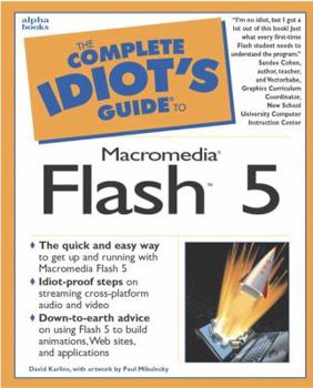 Paperback The Complete Idiot's Guide to Flash 5 Book