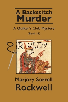 Paperback A Backstitch Murder-A Quilter's Club Mystery Book