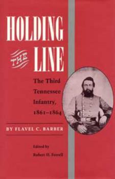 Hardcover Holding the Line: The Third Tennesse Regiment 1861-1864 Book