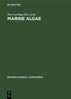 Hardcover Marine Algae: A Survey of Research and Utilization Book