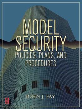 Paperback Model Security Policies, Plans and Procedures Book
