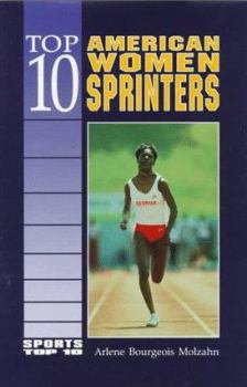 Library Binding Top 10 American Women Sprinters Book