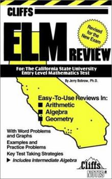 Paperback Cliffsquickreview Entry Level Mathematics Test Book