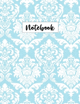 Notebook: Lined Dreaming Blue Notebook (Memory Book, Journal, Diary), 100 pages, 8.5 x 11, Journal Matte Finish
