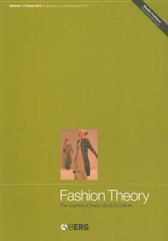 Paperback Fashion Theory Volume 11 Issues 2 and 3 Book