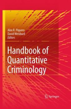 Hardcover Handbook of Quantitative Criminology Book