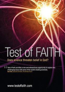 Paperback Test of Faith DVD: Does Science Threaten Belief in God? Book