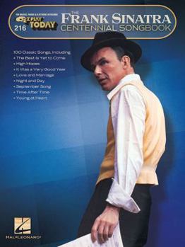 Paperback Frank Sinatra Centennial Songbook: E-Z Play Today #216 Book