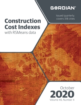Paperback Construction Cost Index with Rsmeans Data - October: 60140d Book