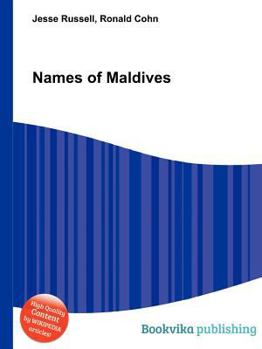Paperback Names of Maldives Book