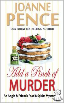 Paperback Add a Pinch of Murder [Large Print]: An Angie & Friends Food & Spirits Mystery Book