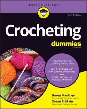 Paperback Crocheting for Dummies with Online Videos Book