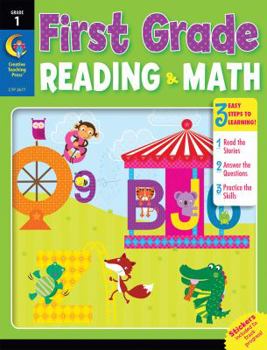 Paperback First Grade Reading & Math Book
