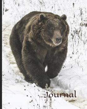 Journal: Wildlife Theme Journal - Alaska, Grizzly Bear, Alaskan Wildlife, Alaskan Bear, American Wildlife, Arctic animals,  8x10" (Creative Fusion Journals)