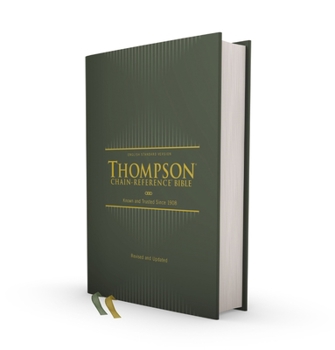 Hardcover Esv, Thompson Chain-Reference Bible, Hardcover, Green, Red Letter Book