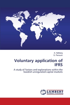 Paperback Voluntary application of IFRS Book